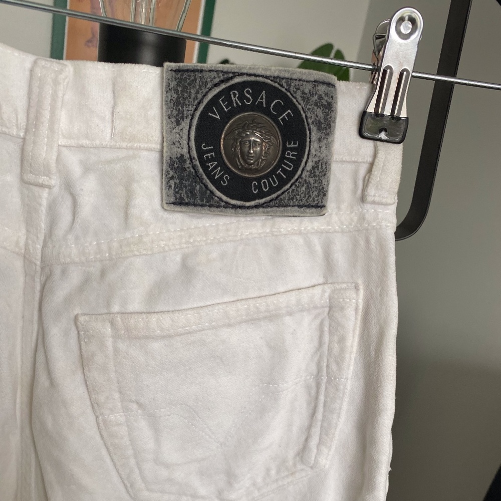 White Versace Jean